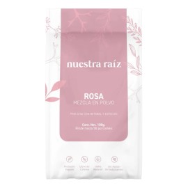 Té Chai Rosa Pink Chai Polvo 100g Natural Vegano Sin Gluten Nuestra Raíz
