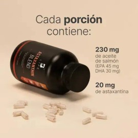 Astaxantina 180 Caps Con Omega 3 Salmón. B Life Sabor Sin sabor