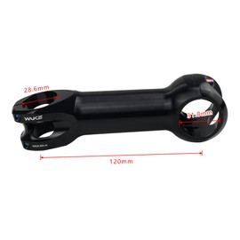 FOMTOR 31.8 Bike Stem 45/60/70/80/90/100/110/120mm MTB Stem Mountain Bike Handlebar Stem, Negative 10 Degree Stem for Mountain Bicycle, Road Bike, MTB, BMX, Cycling (120mm)