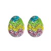 Cute Acrylic Easter Rabbit Stud Earrings Colorful Holiday Easter Bunny