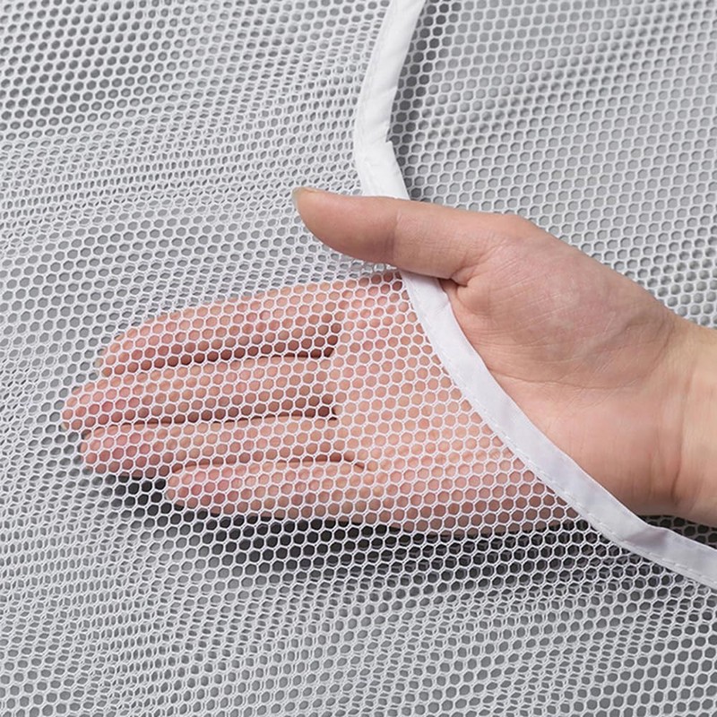 2 Pack Portable Laundry Bag,Hanging Laundry Hamper Bag, Mesh Laundry
