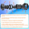 PVC True Union Check Valve, 2’’ Slip Swing Full Port