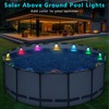 rerekiki Poolside Solar Light for Inground Pool, 4 Pack Above