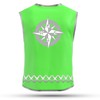 REEFLEXX Men's Cycling Vest - Stylish Hi-Vis Vest with Eye-catching
