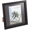 Hakuba Carre FSQCR-BK2L1 Square Wooden Photo Frame, 2L Size, 1-Sided,