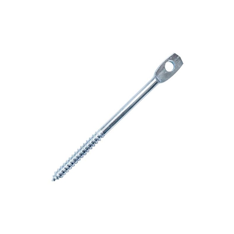 4" Eye Lag Wood Dura-Screws Zinc Plated (Qty 100)