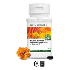 Vitaminas Nutrilite Multicaroteno 90 Capsulas Betacaroteno Sin Sabor