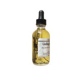 Gallagher's Face & Hair Essential Oil, 2 fl oz, Natural Treatment for Skin and Hair Growth