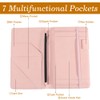 CREATCABIN Clipboards Leather Padfolio Portfolio Organizer Portfolio Folder Binder Storage