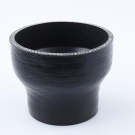 AC PERFORMANCE AC PERFORMANCE ID 3.5" to 2.5" (89mm to 63mm) Silicone Hose Straight Reducer 4-Ply Reinforced Black, 3" Length