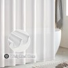MIULEE Shower Curtain 180 x 210 cm White Waterproof Bath