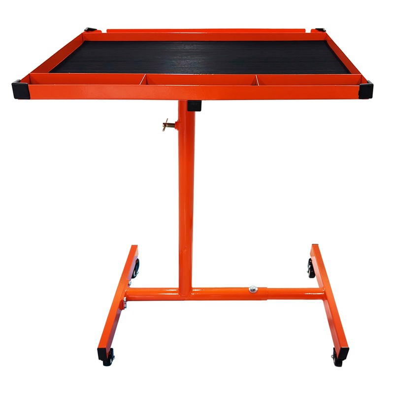 Aain A052 Mechanics Rolling Work Table, Adjustable Mobile Tray Table