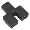 IEC320 C14 to Dual C19 Power Adapter Copper Conductor PVC