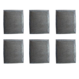 Filter Everything Replacement Broan/Nutone 99010121 Compatible Replacement Aluminum Filters - 10 1/2 x 8 3/4 x 1/8 inches - 6 Pack