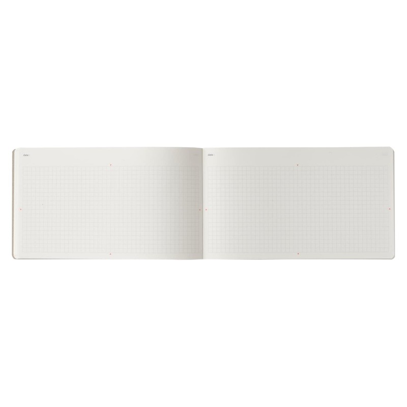 Nippon Management Association NOLTY Notebook Horizontal Slim Square Matrix Gurege