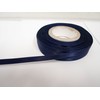 2 metres x 7mm Satin Ribbon Navy Dark Blue Double