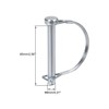 sourcing map Wave Locking Pin for Farm Trailer Lawn Garden