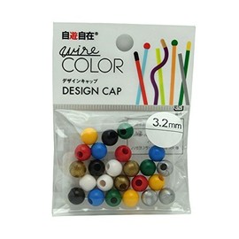 NIPPOLY Self-Play Ball Cap for 0.13 inch (3.2 mm) Diameter, 24 Pieces, 8 Assorted Colors