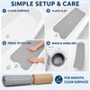 Extra Long Non-Slip Bathtub Mat with Suction Cups, 40 x