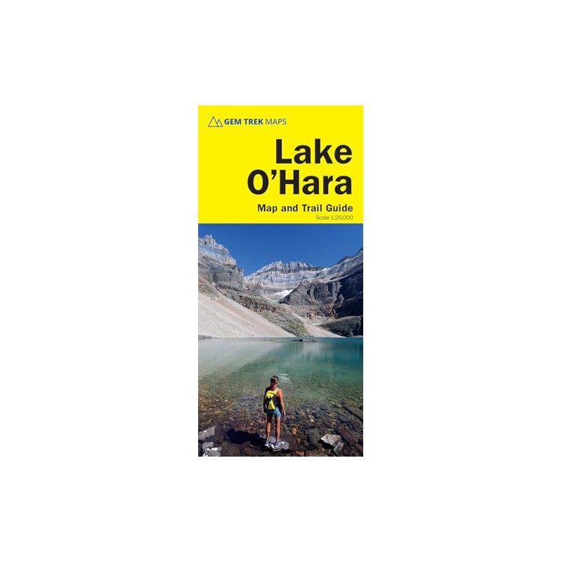 Lake O'Hara Map | Gem Trek Maps