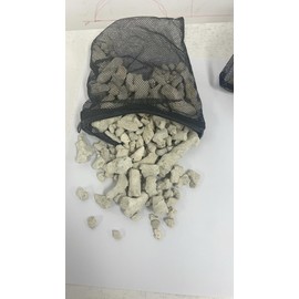 Lighibeuty Crushed Coral Filter for Aquarium,Fish Tank Crushed Coral for Freshwater Aquarium PH Aquarium Bio Filter Media Bag