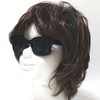 [FashionBerry] ブラック×スモーク サングラス 度なしメガネ ファッションメガネ おしゃれ眼鏡 めがね 眼鏡 メンズ レディース
