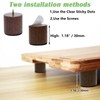 ANFU Cutting Board Feet, Walnut Chopping Board Feets, Non Slip