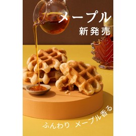 Mitsukan Fibee Mugyutto Waffle Maple (Fermented Dietary Fiber, Healthy Okara Stomach ◎), Dietary Fiber, Small Stomach Filling, Long Life, 1 x 4 Pieces