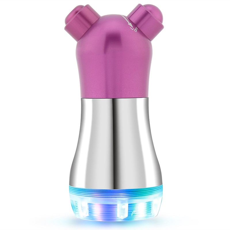 No Needle Hot Compress LED Photon Therapy Face Massager Beauty