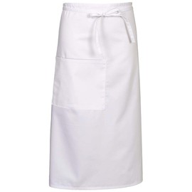 FAME F24 Full Length Bistro Apron - White (WFA18335WH)