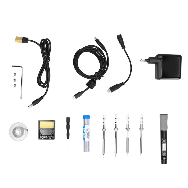 Electric Soldering Iron Kit Welding Supplies with Power Adapter SQ-D60B
