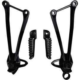 Foot Pegs Footpegs Motorcycles rear Passenger Bracker Footrest for Kawasaki ZX6R 09-24，ZX10R 08-10