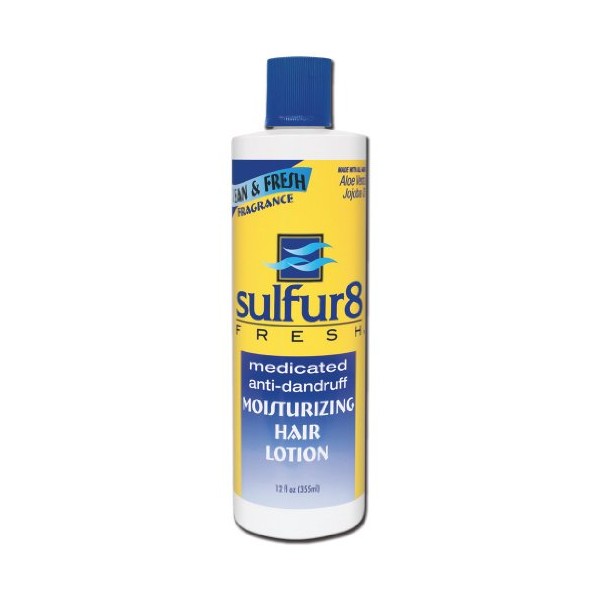 Sulfur-8 Fresh Moisturizing Lotion 12 oz. (Pack of 2)