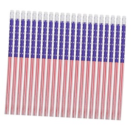 jojofuny 48pcs American Flag Themed Pencils for Independence Day Celebrations Office Supplies Versatile Patriotic Writing Utensils for Occasions