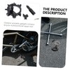 Operitacx Stainless Steel Octopus Screwdriver in Outdoor Bike Repair Gadget
