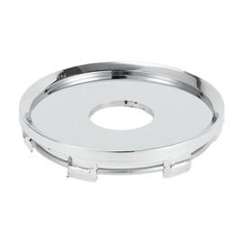 A ABSOPRO 1pc Universal Wheel Center Hub Cap Durable 64mm 2.52" Outside Diameter Vehicle Hub Covers Car Accessories Automotive Plastic Chrome Silver Tone