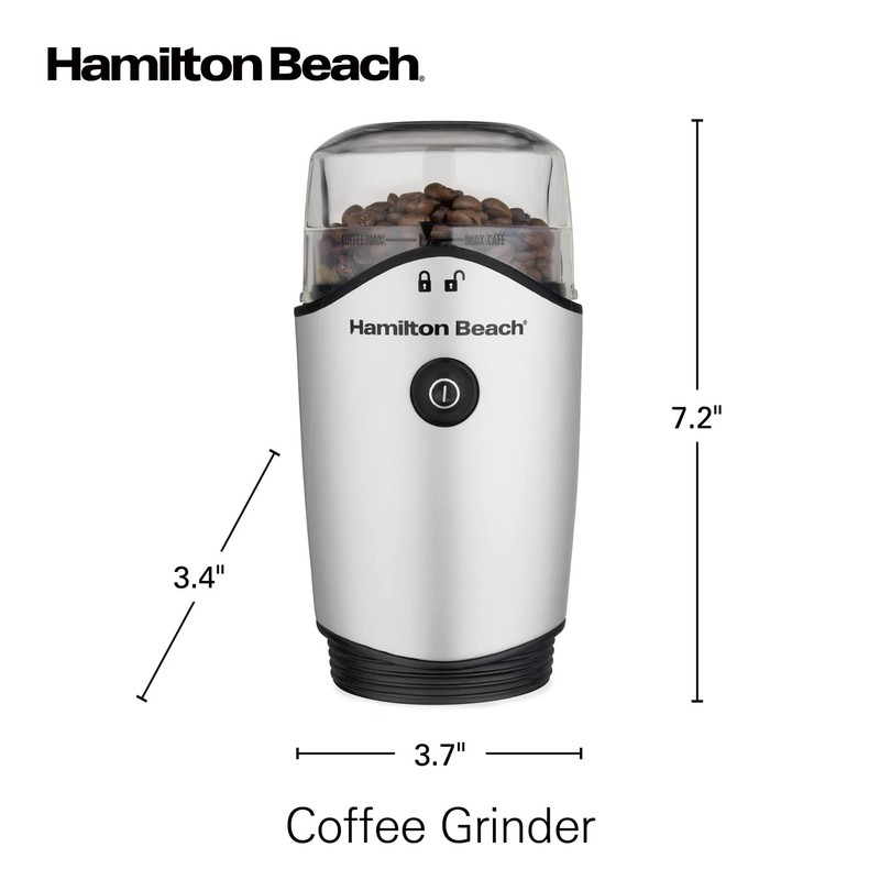Hamilton Beach 4.5oz Electric Coffee Grinder For Beans, Spices &