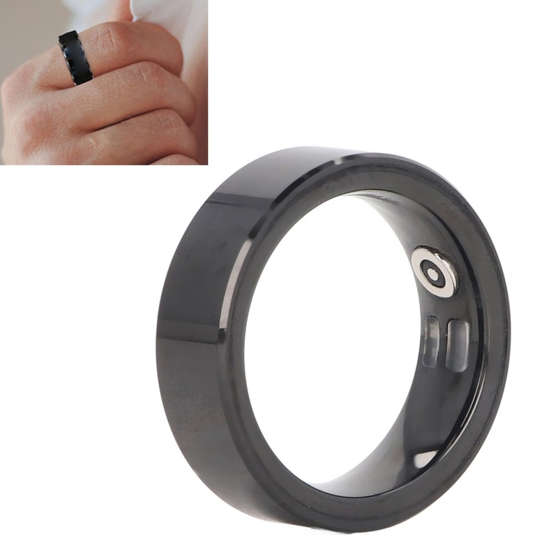 Smart Health Ring Sleep Monitor Waterproof Bluetooth Metal Activity Tracker
