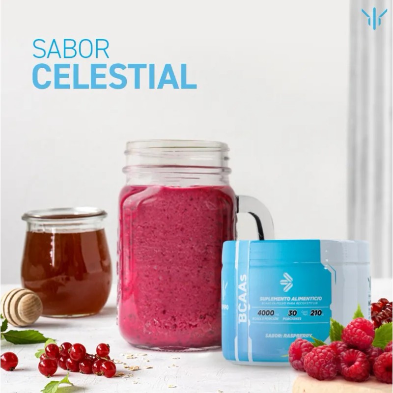 Bcaas Apolo Olimpo 210g 30 Servicios 4g Bcaas Sabor Raspberry