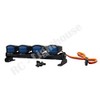 RC LED Light bar Blue rect with Flashing Modes. Aluminum