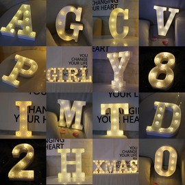 Obrecis White LED Marquee Letter Lights, Diamond Bulb Marquee Light Up Letters for Christmas Wedding Decorations, Lighted Letter Sign Night Light for Girls Bedroom Birthday Party Wall Decor-I