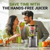 AMZCHEF Juicer Machines, 5.3" Extra Self-Feeding Cold Press Juicer for