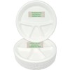 4 COMPARTMENT STRONG DISPOSABLE PLATES 11"/28cm Size PACK OF 25,