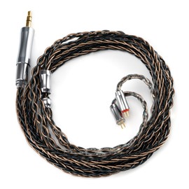 QOA Kinera Celest IEM Cable with 2.5mm,3.5mm,4.4mm Replaceable Plugs,Upgrade Earphone Cable,High Resolution 8 Core OFC & Alloy Copper,in Ear Monitor Headphone Cable (0.78mm 2 pin)