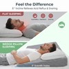 King Size Wedge Pillow for Sleeping - 4" H for