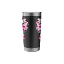 Coquette Bow Earth Day Save the Planet Earth Pink Pink Stainless Steel Insulated Tumbler