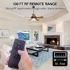 Humpptom Ceiling Fan Remote Control Kit, Small Size Receiver Ceiling