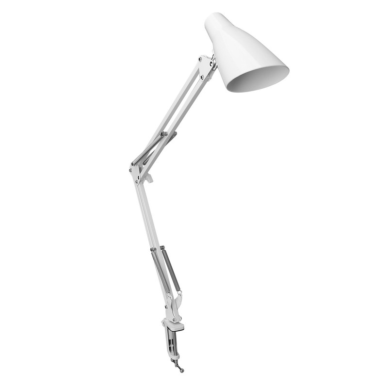 Swing Arm Desk Light with Clamp USB 3 Lighting 10