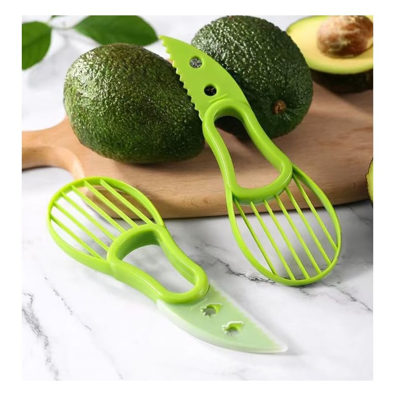 Avocado Cutter Tool - 3-in-1 Avocado Slicer and Pitter, 3.97"