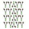 HiBD Fishing Bell 20pcs Spiral Clip Fish Bell Fishing Bite
